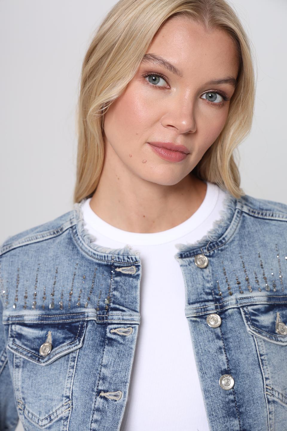 Жакет Monari деним с рукавами 3/4