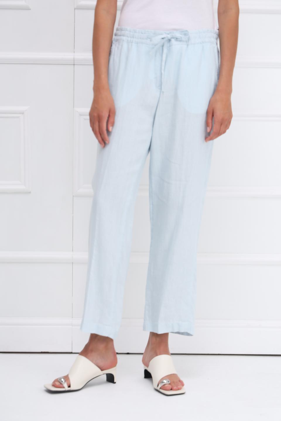 Брюки Monari лен голубой