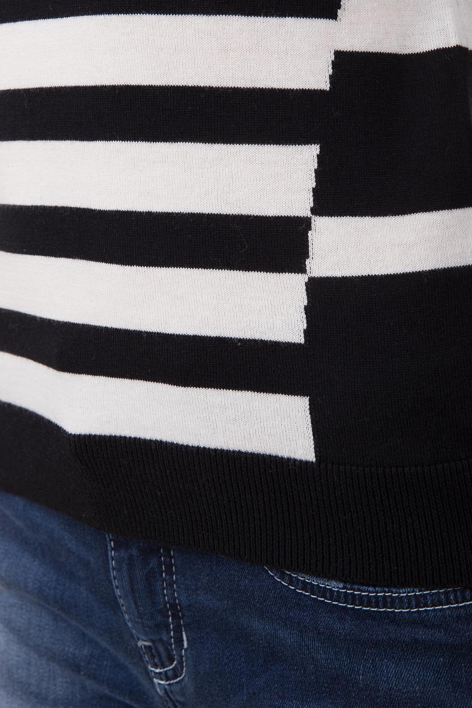 Водолазка Sportalm в полоску чёрно-белая