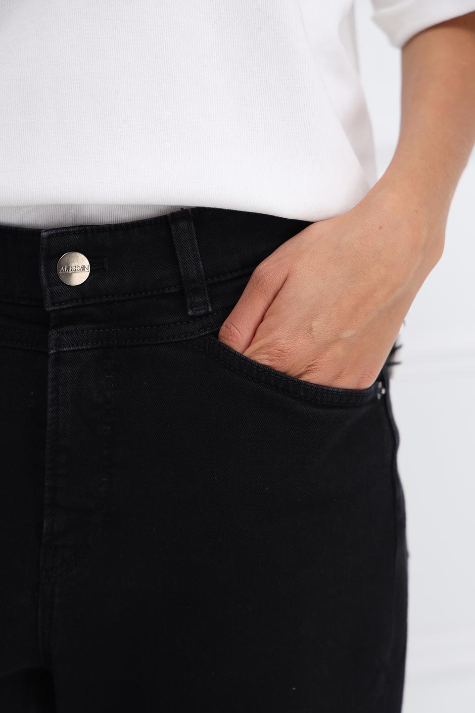 Джинсы Marc Cain чёрные прямые