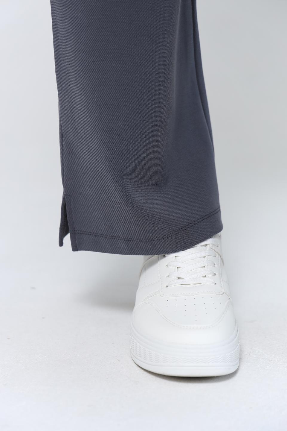 Брюки Lebek серые прямые