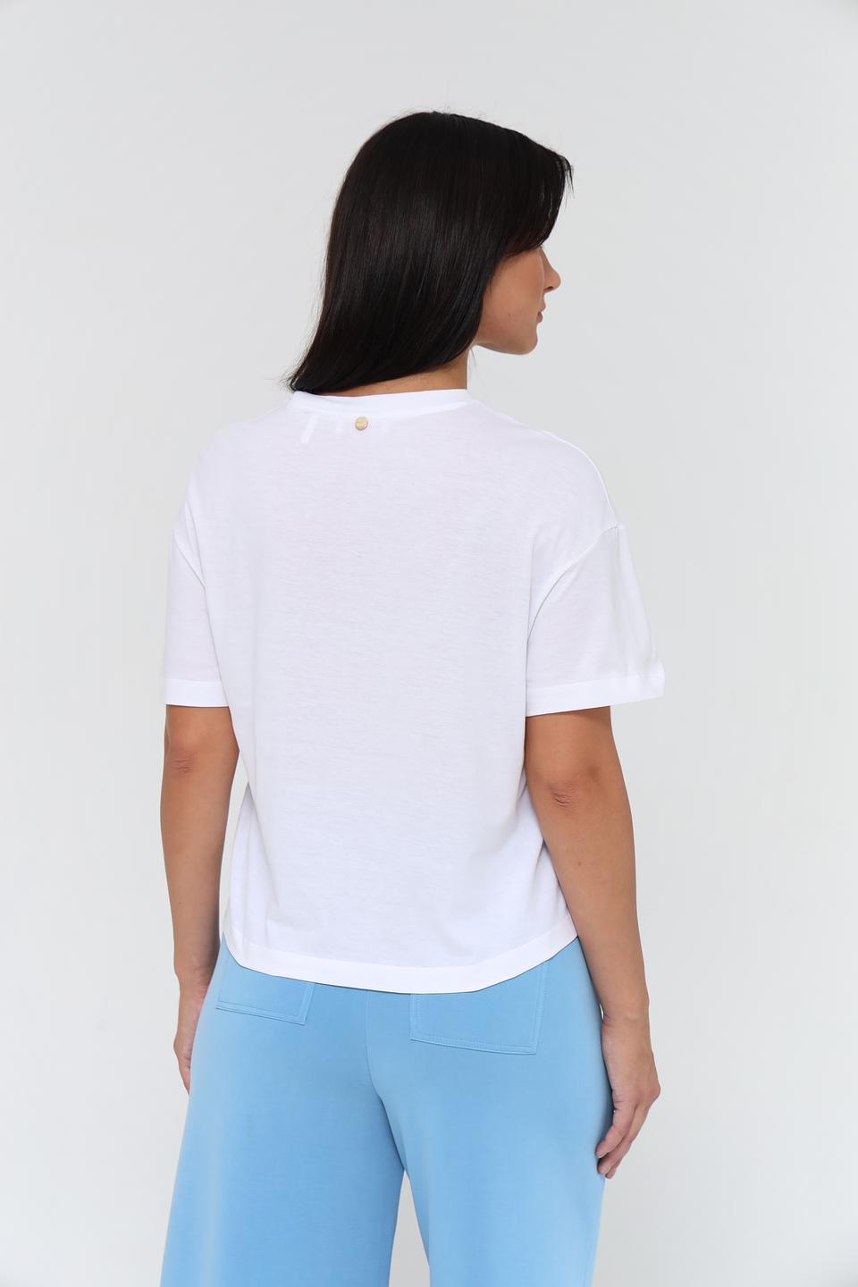 Футболка Rich and Royal с принтом белый