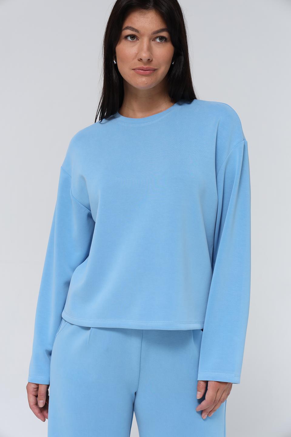 Пуловер Rich and Royal голубой