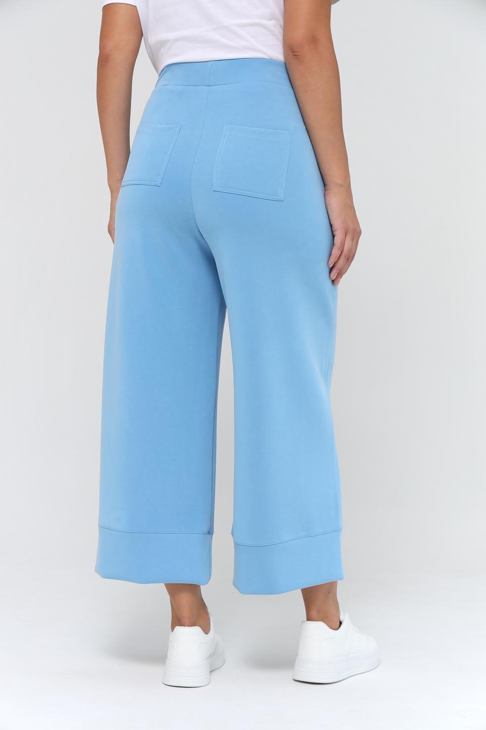 Брюки кюлоты Rich and Royal голубые