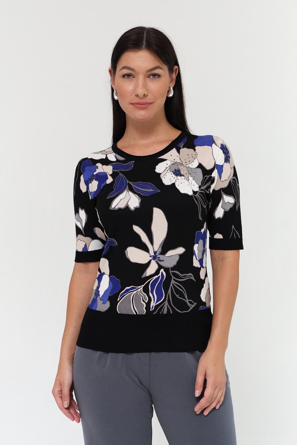 Пуловер Betty Barclay с цветочным принтом