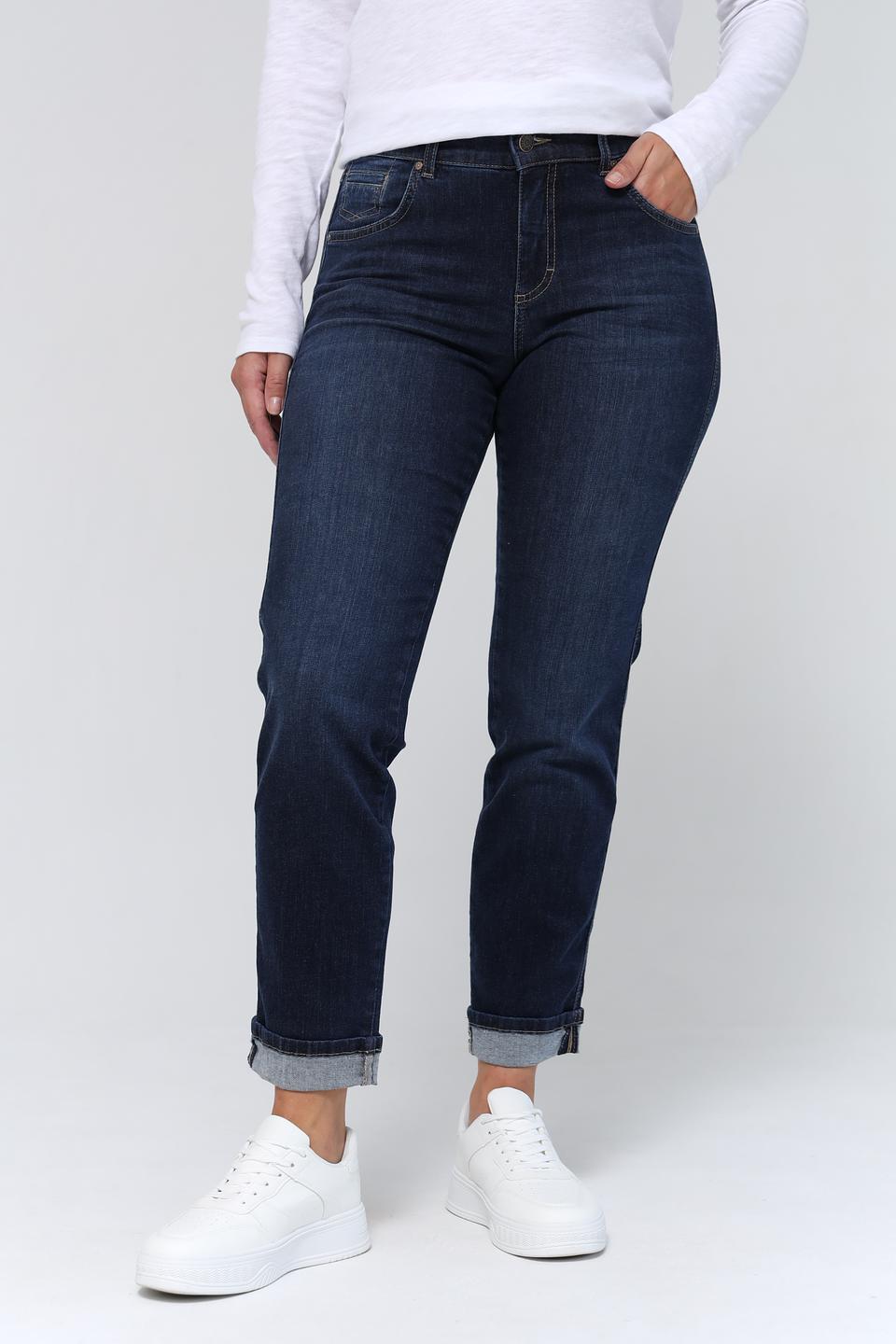 Джинсы Angels укороченные тёмно-синие