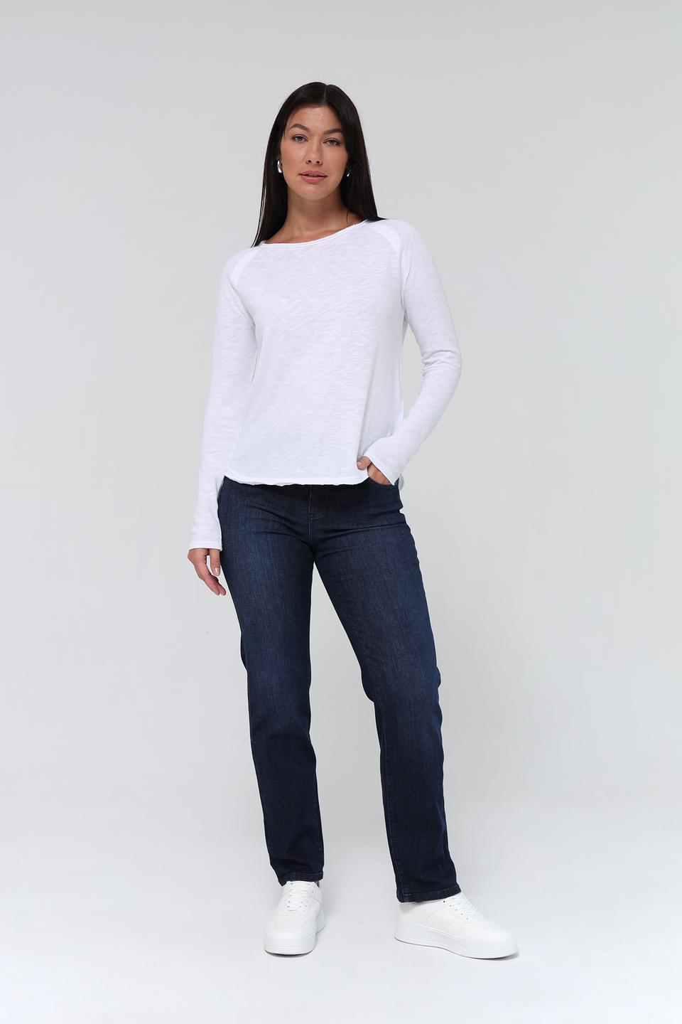 Джинсы Angels прямого кроя, синие