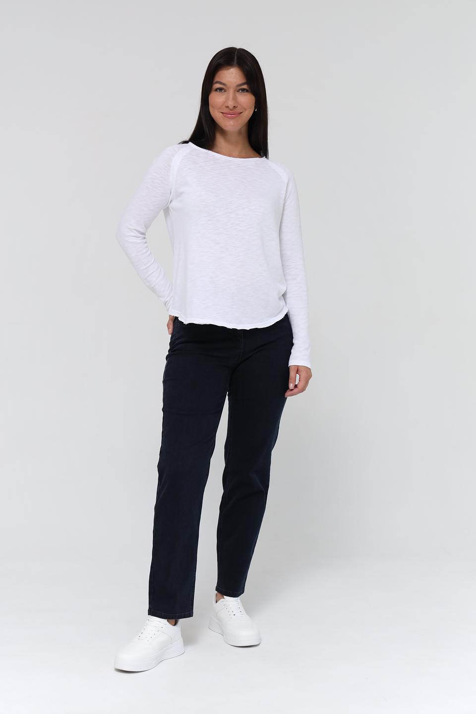 Джинсы Angels прямого кроя тёмно-синие