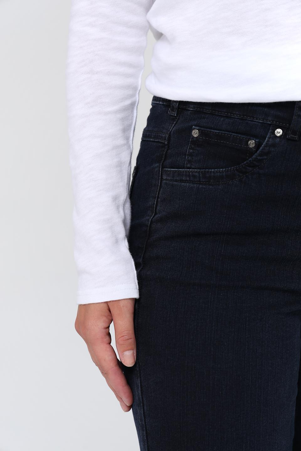 Джинсы Angels прямого кроя тёмно-синие