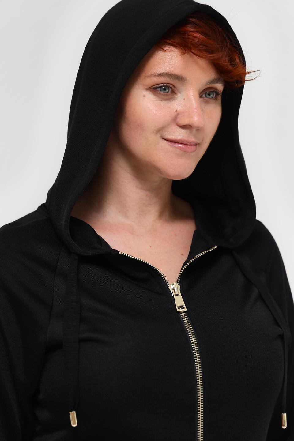 Толстовка Pezzo на молнии чёрная