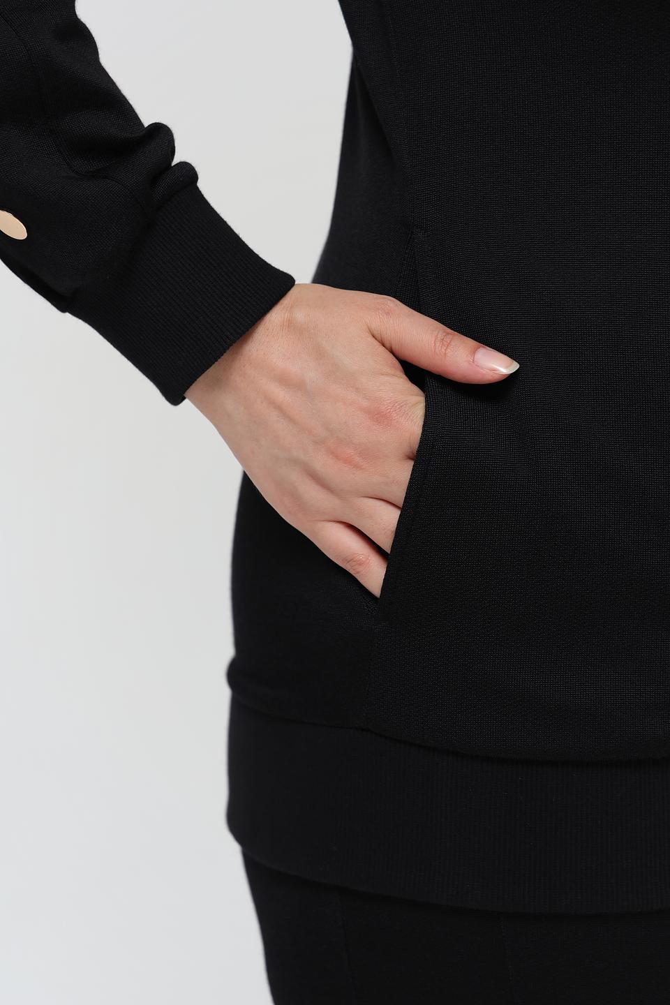 Толстовка Pezzo на молнии чёрная