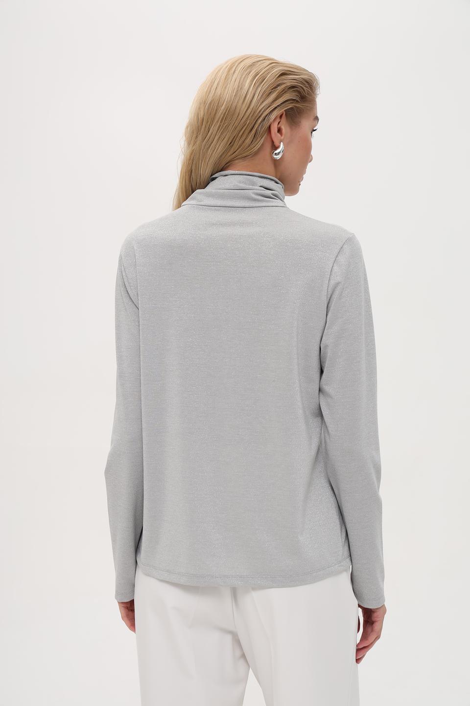 Водолазка Pezzo серая с блеском