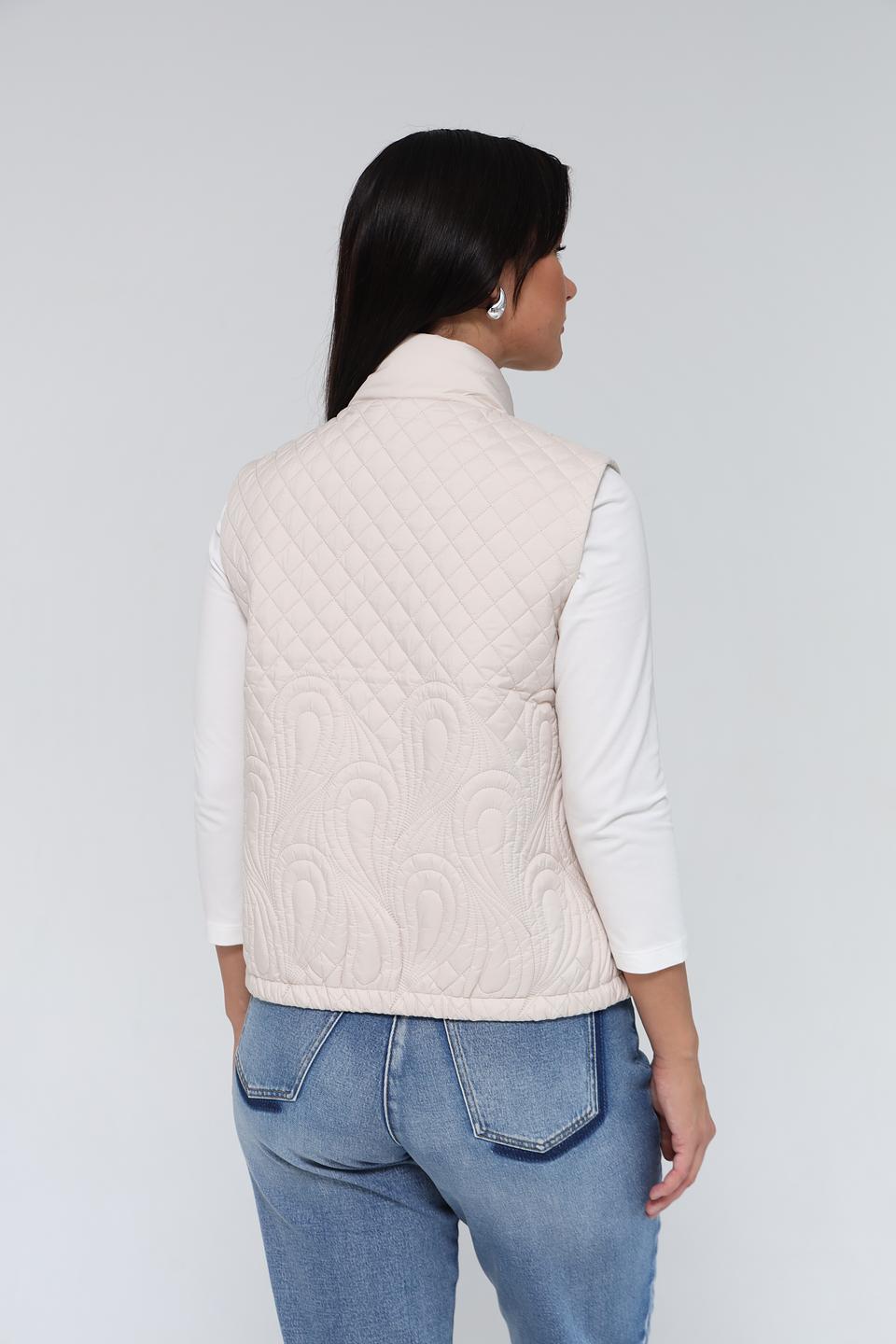 Жилет Gerry Weber стеганый бежевый