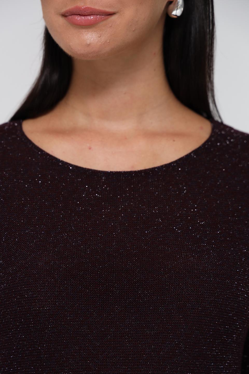 Пуловер Monari с вырезами бордовый