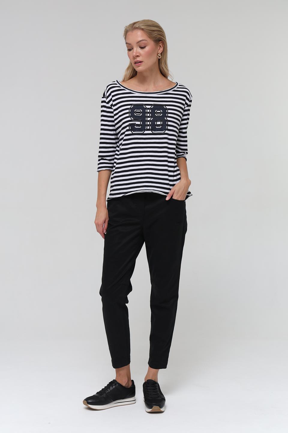 Джинсы Pezzo чёрные с завязками