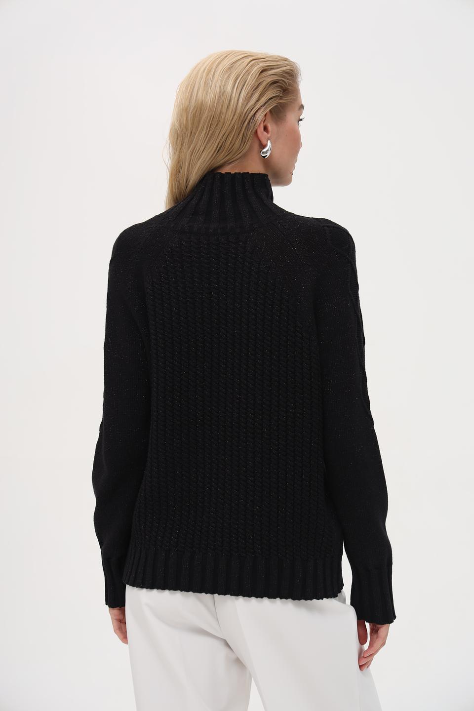 Водолазка Pezzo чёрная с косами