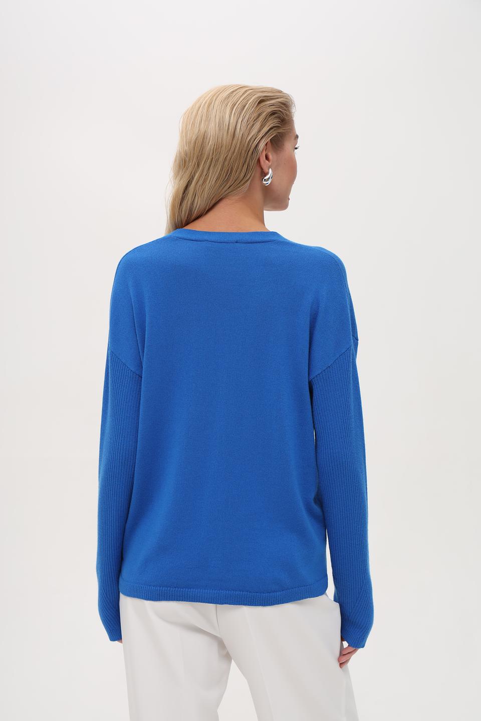 Жакет Pezzo вязаный синий