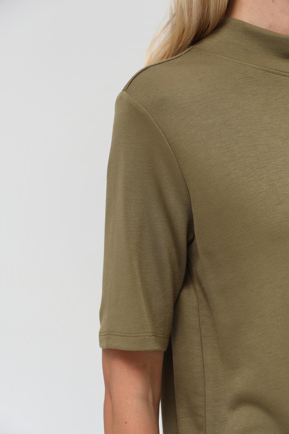 Пуловер Pezzo хаки с завязками