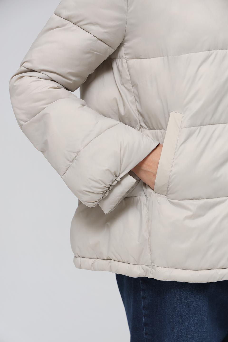 Куртка Pezzo стеганая бежевая