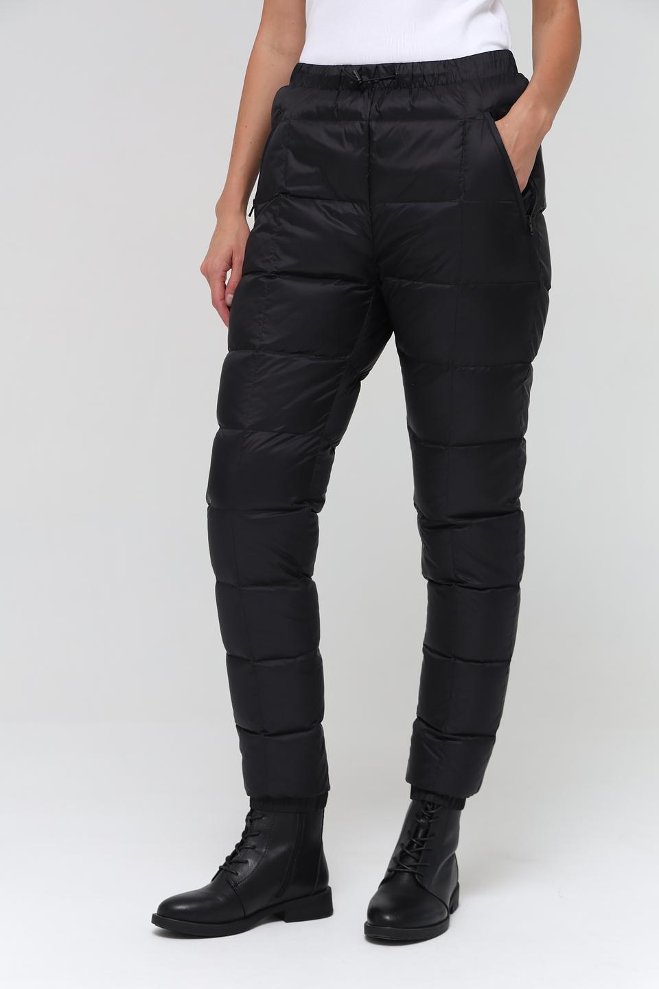 Брюки стеганые Pezzo черные