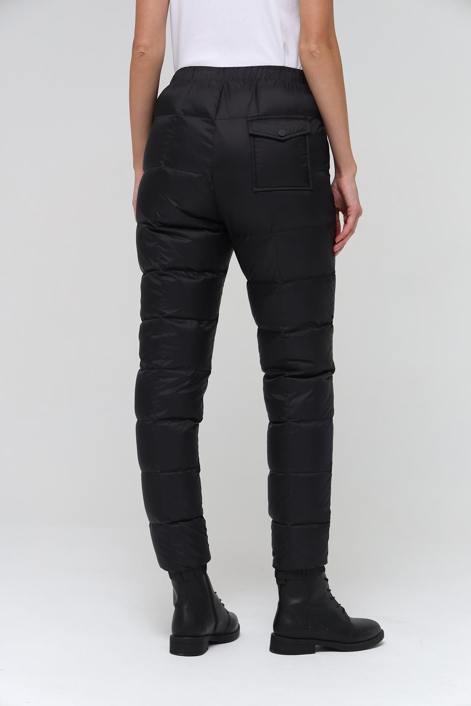 Брюки стеганые Pezzo черные