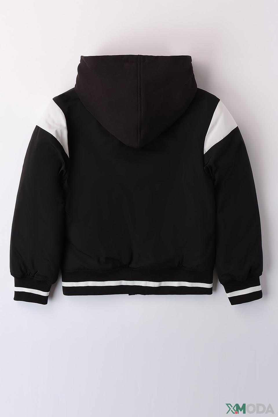 Куртка Ido чёрная с принтом