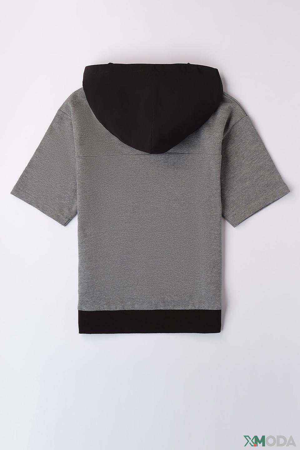 Джемпер Ido с капюшоном серый