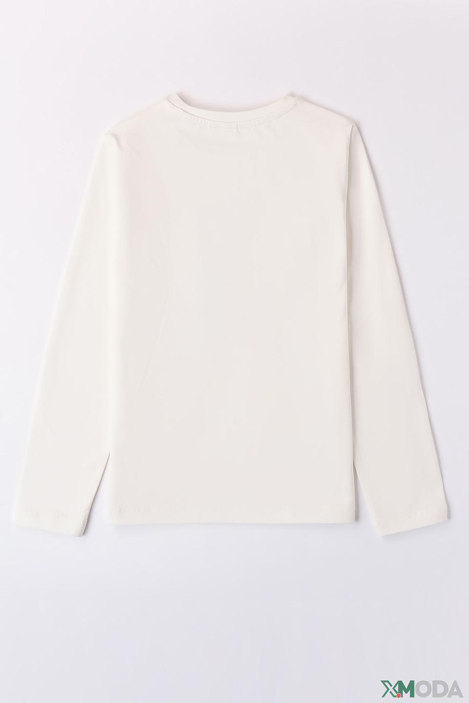 Джемпер Ido дев. с медведем кремовый