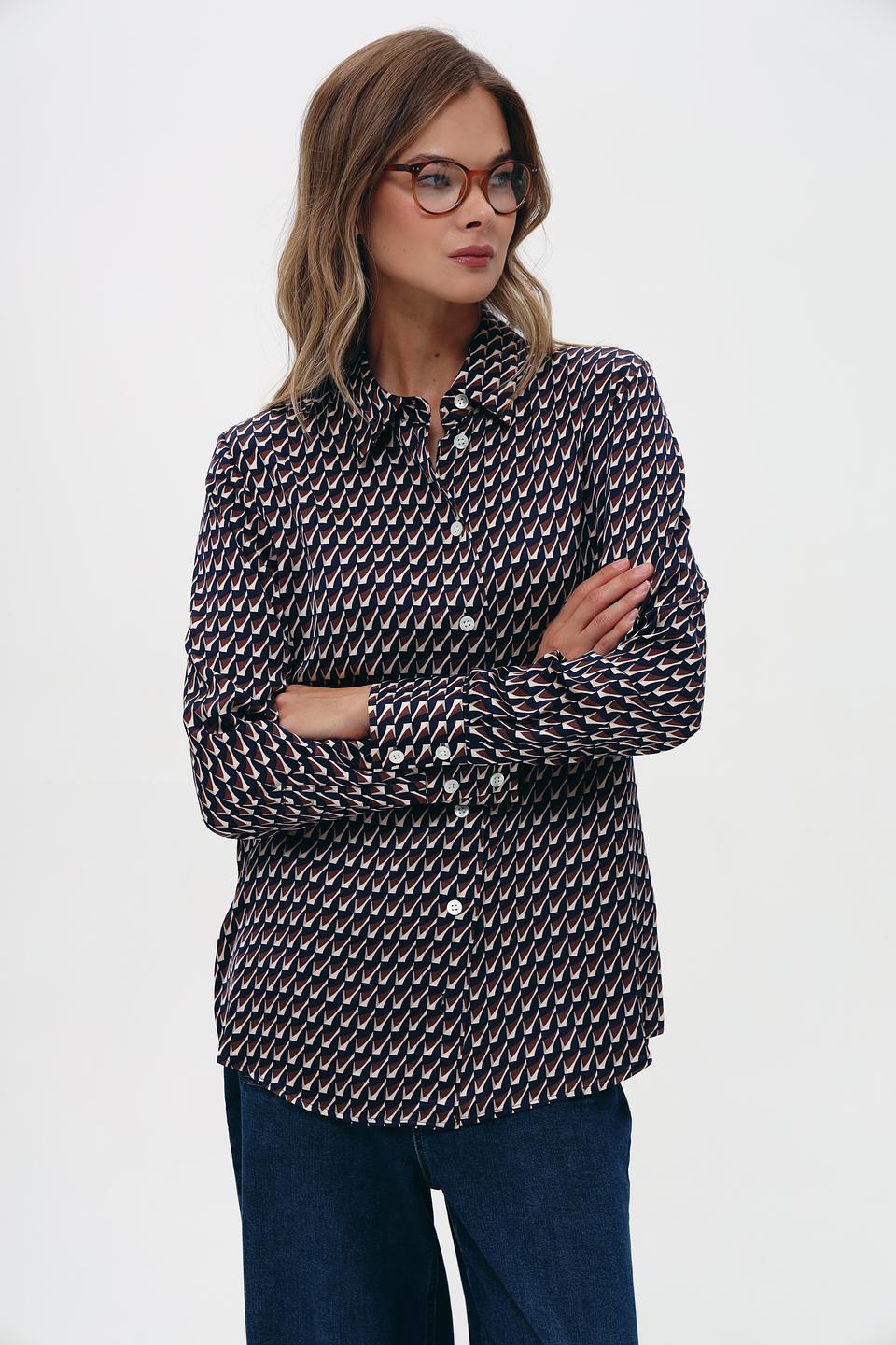 Блуза Seidensticker с принтом