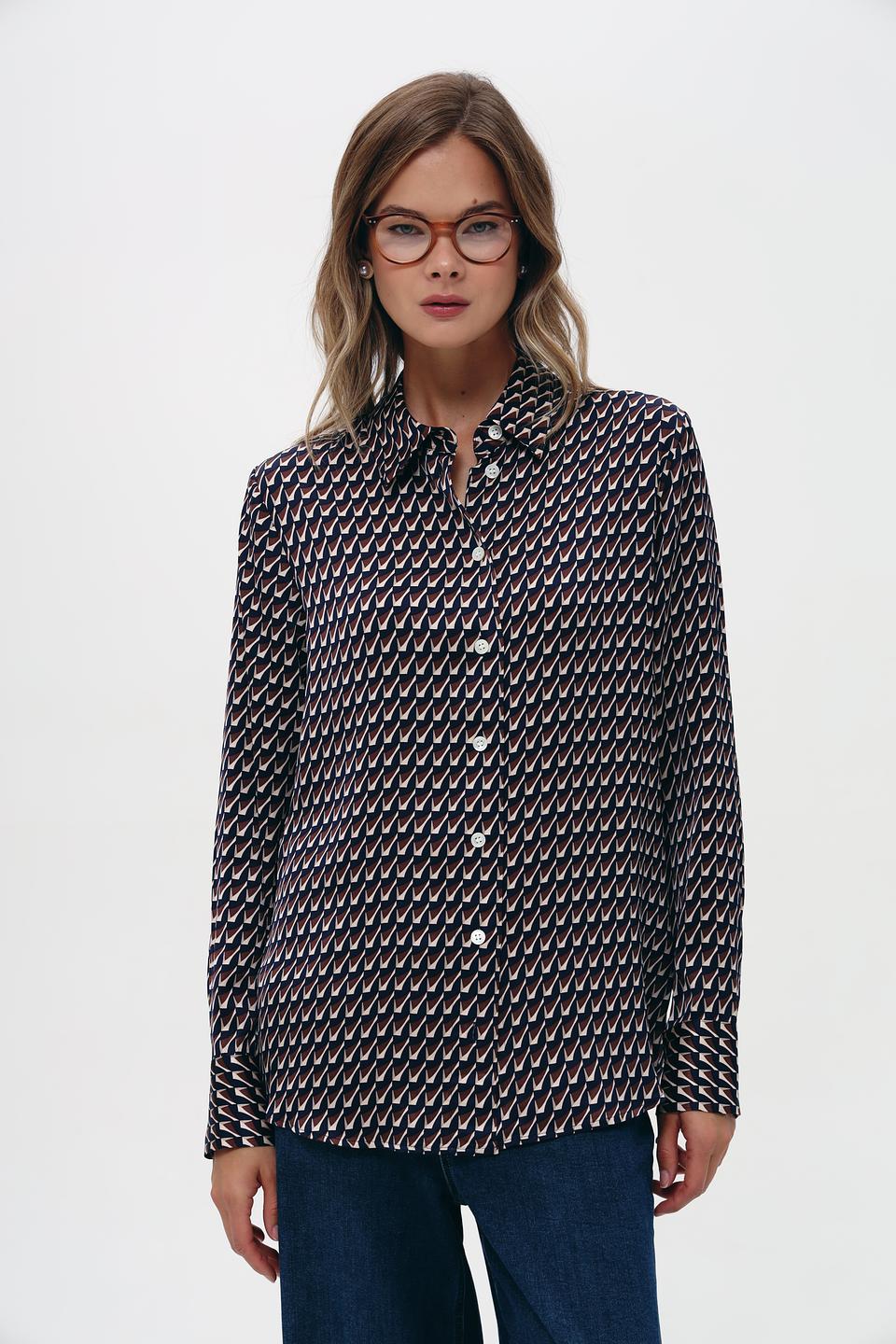 Блуза Seidensticker с принтом