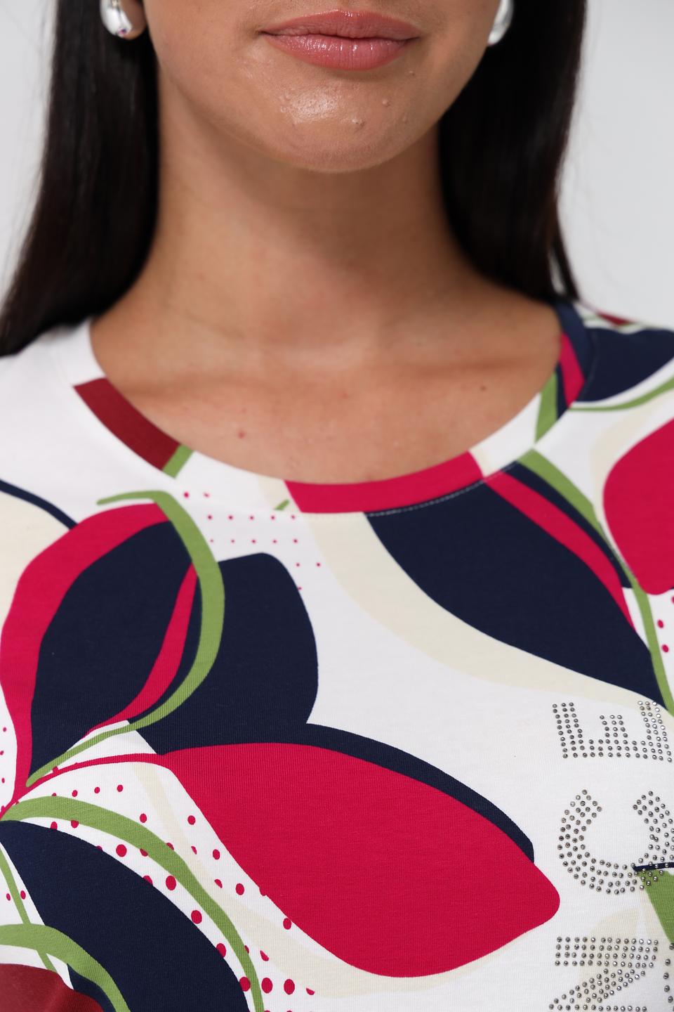 Лонгслив Rabe collection с цветочным принтом