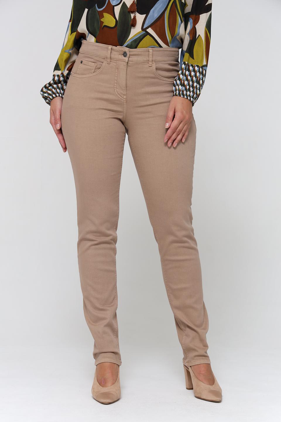 Джинсы Gerry Weber бежевые Slim Fit