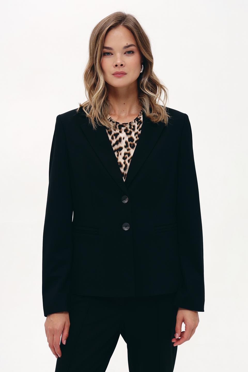 Жакет Gerry Weber чёрный приталенный