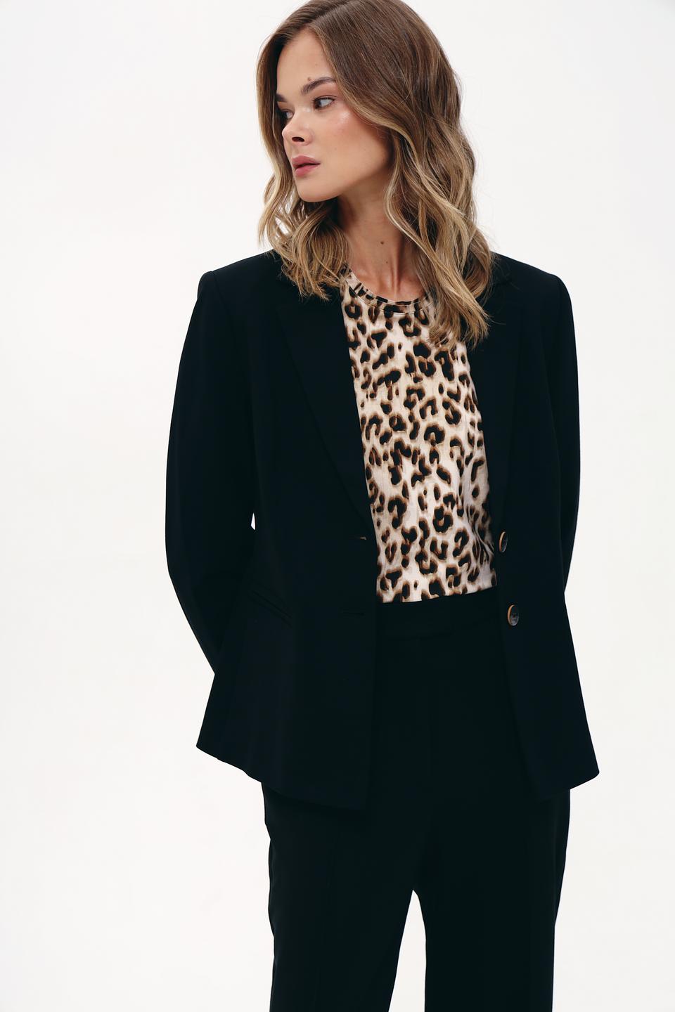 Жакет Gerry Weber чёрный приталенный