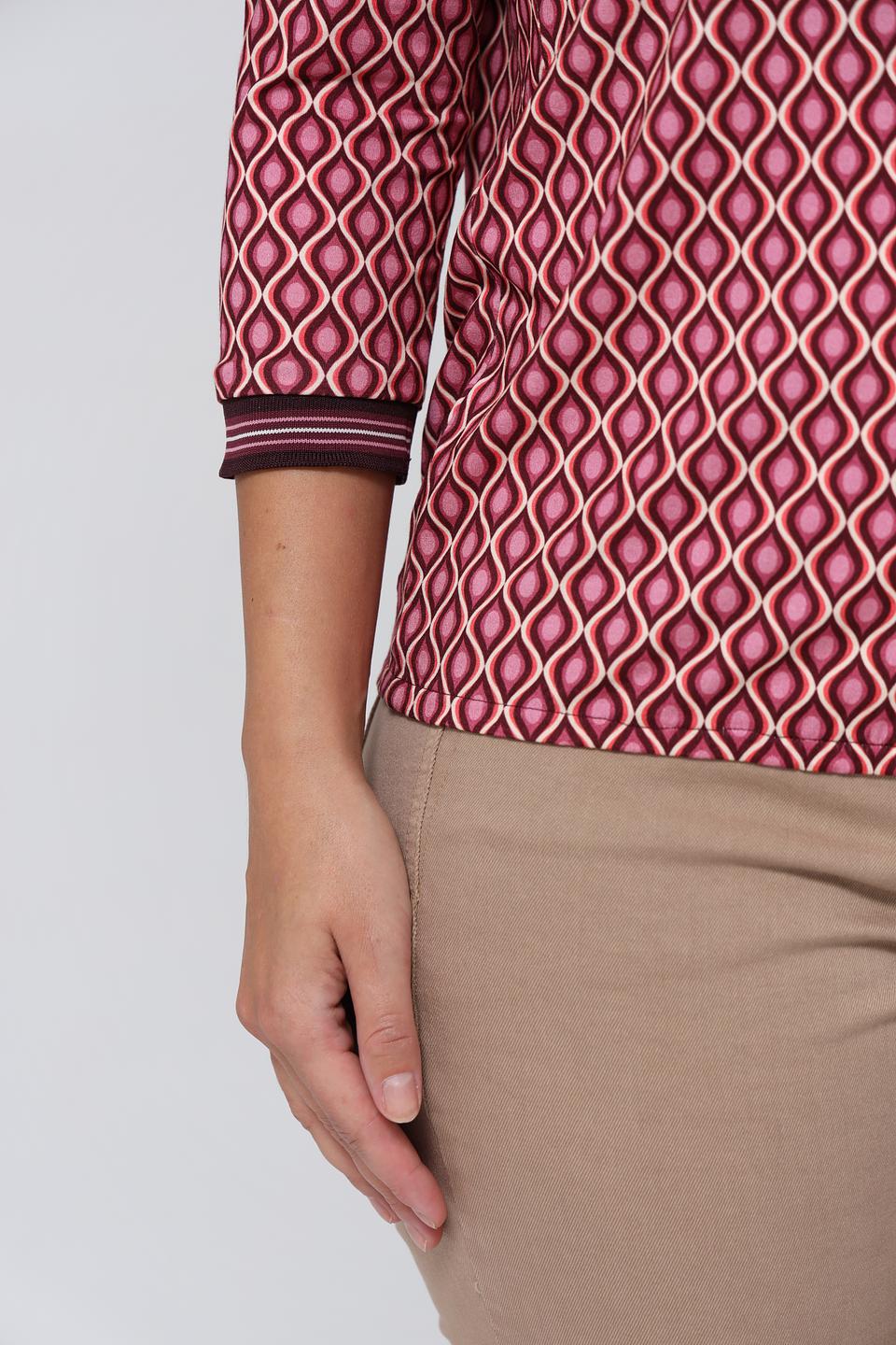 Блуза Bianca с геометрическим принтом