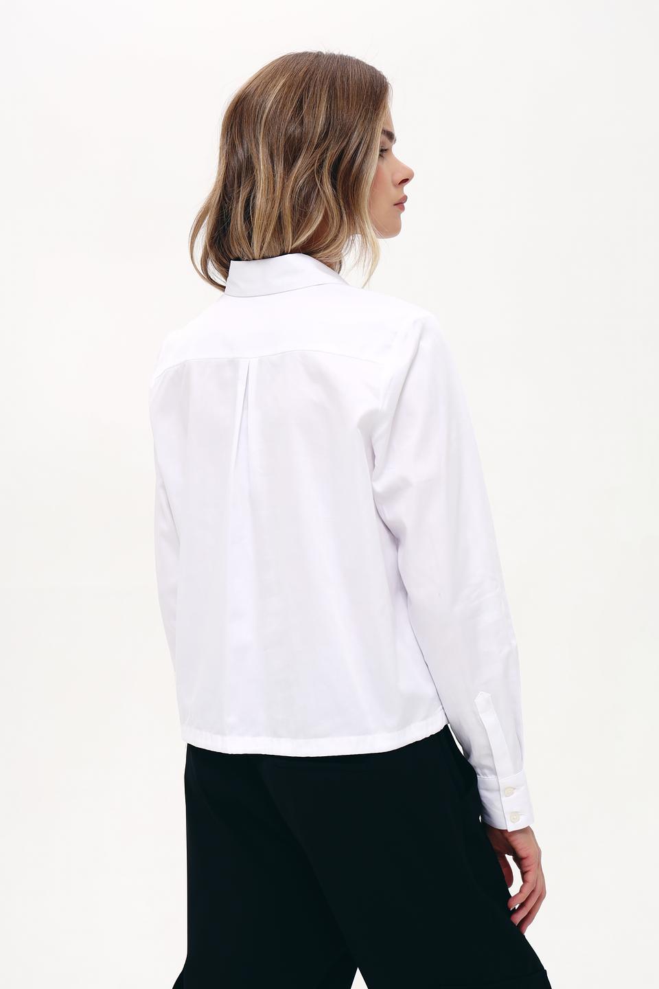 Блуза Bugatti приталенная белая