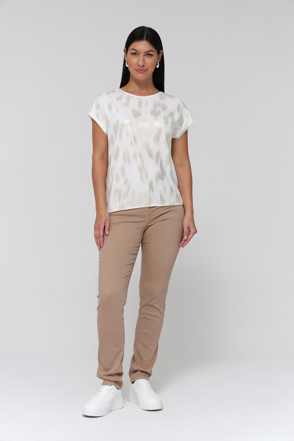 Футболка Gerry Weber с золотым принтом