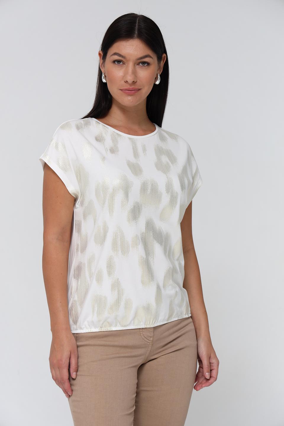 Футболка Gerry Weber с золотым принтом