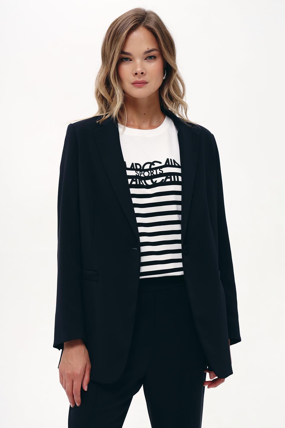 Жакет Marc Cain чёрный приталенный