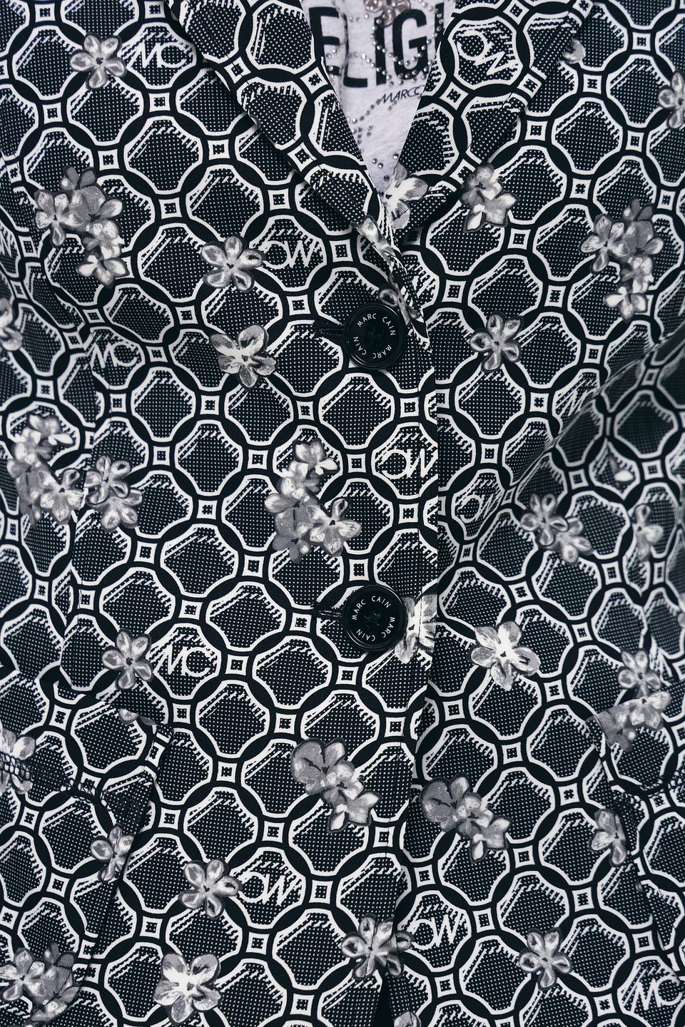 Жакет Marc Cain с геометрическим принтом