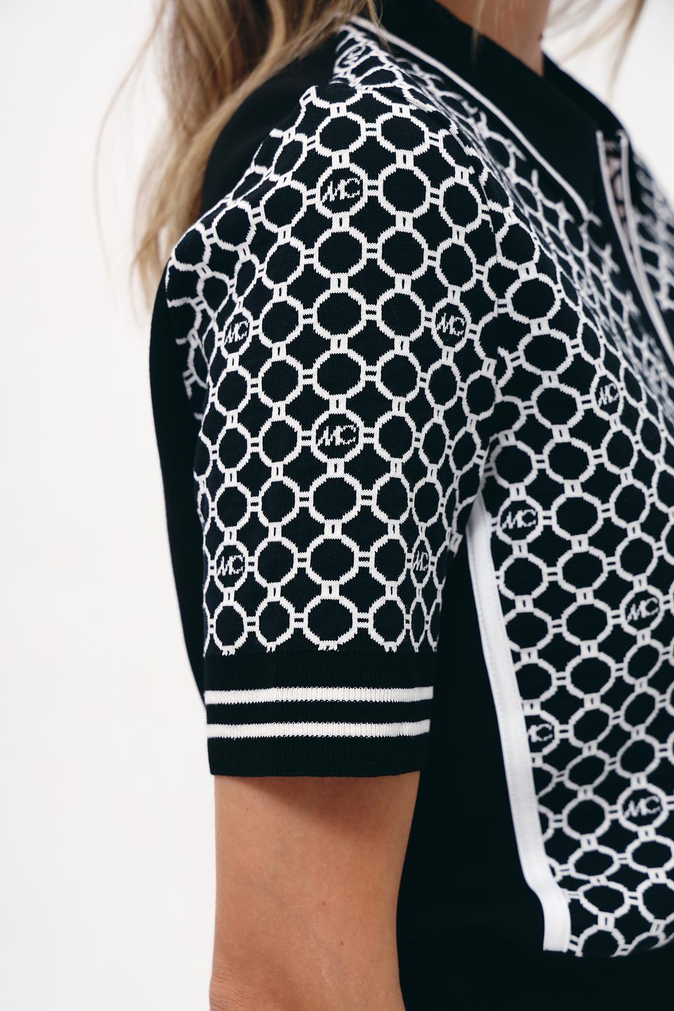 Пуловер Marc Cain с логотипом чёрный