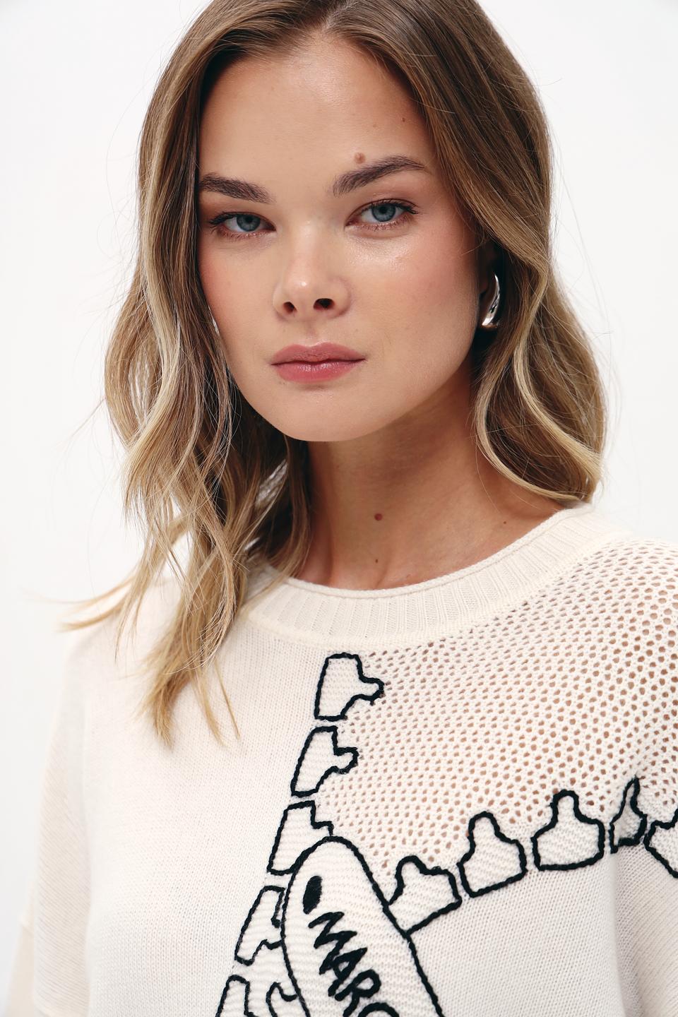 Пуловер Marc Cain с цепью