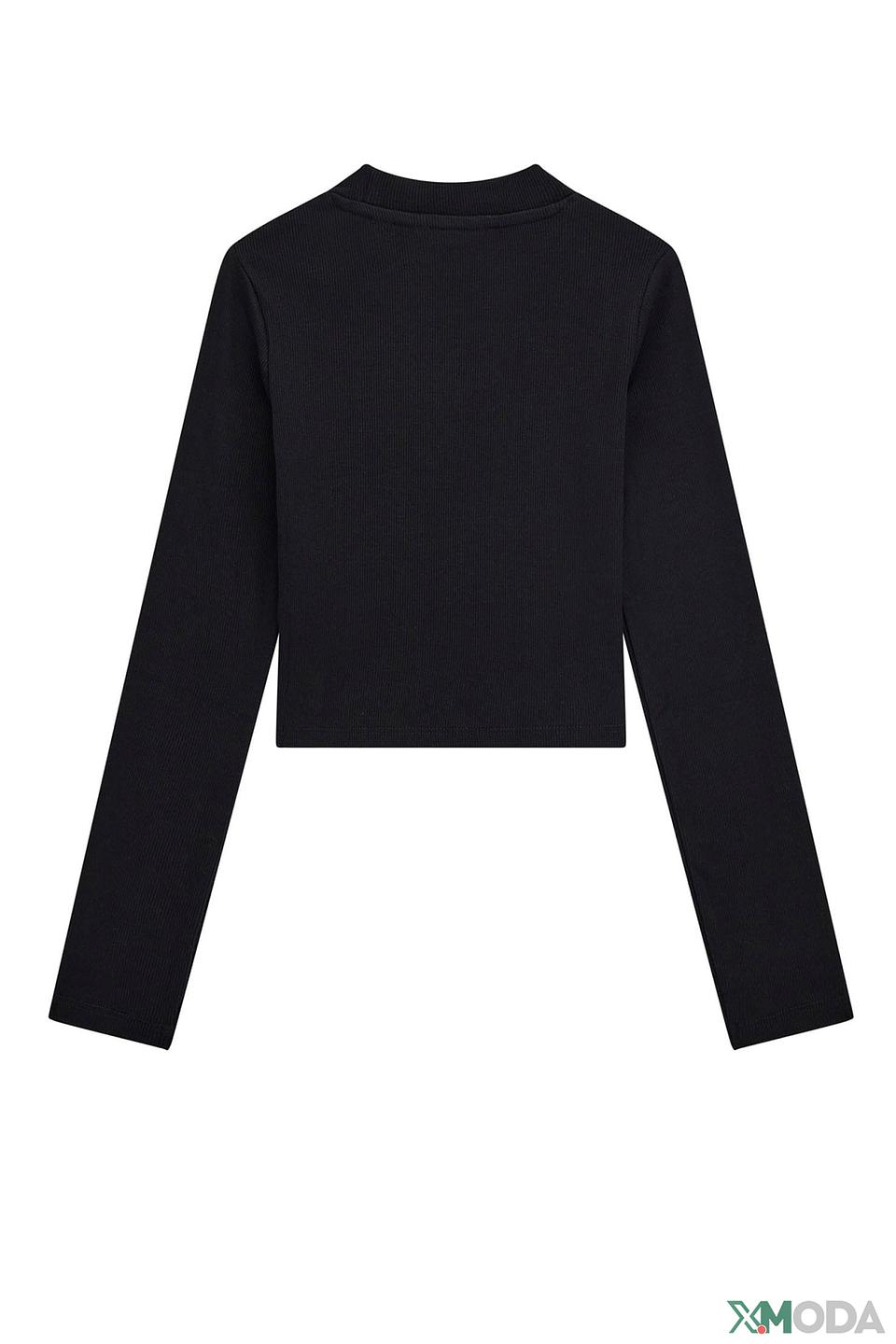 Футболка Guess дев. с логотипом чёрная