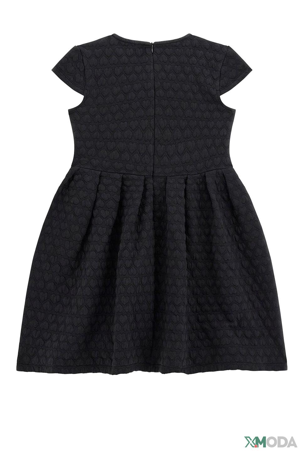 Платье Guess с сердечками чёрное