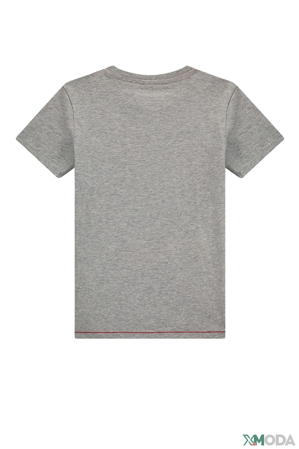 Футболка Guess с принтом серый