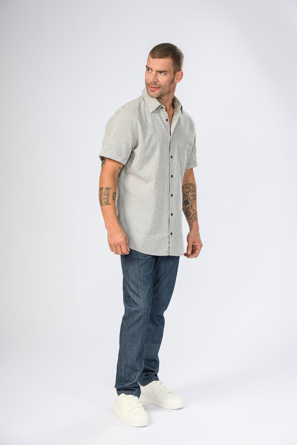 Рубашка Strellson мужская серая