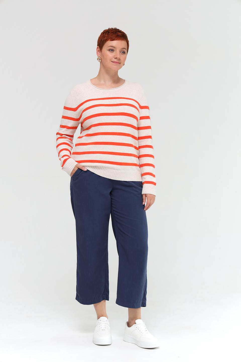 Пуловер Olsen в полоску