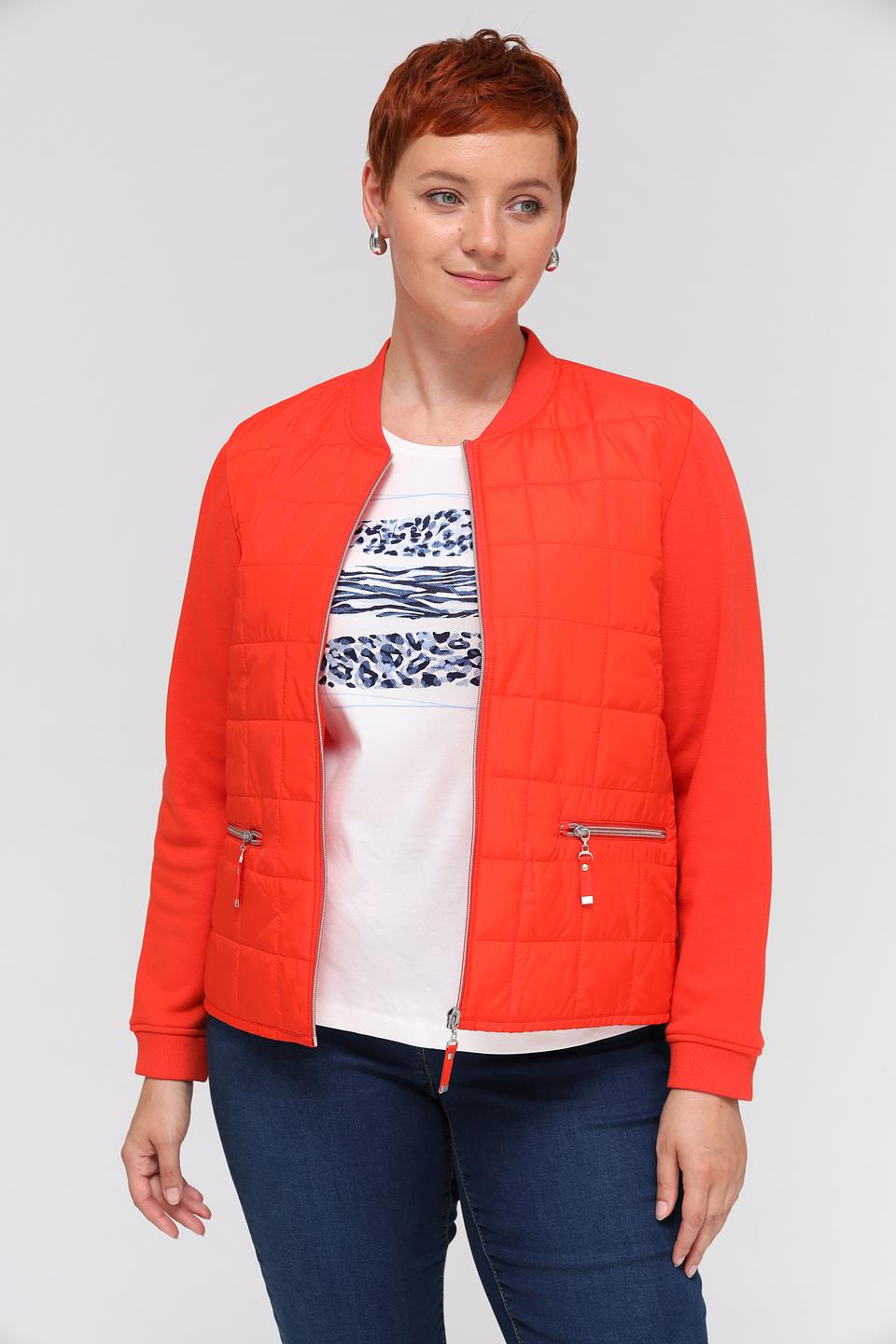 Жакет Olsen стеганый оранжевый