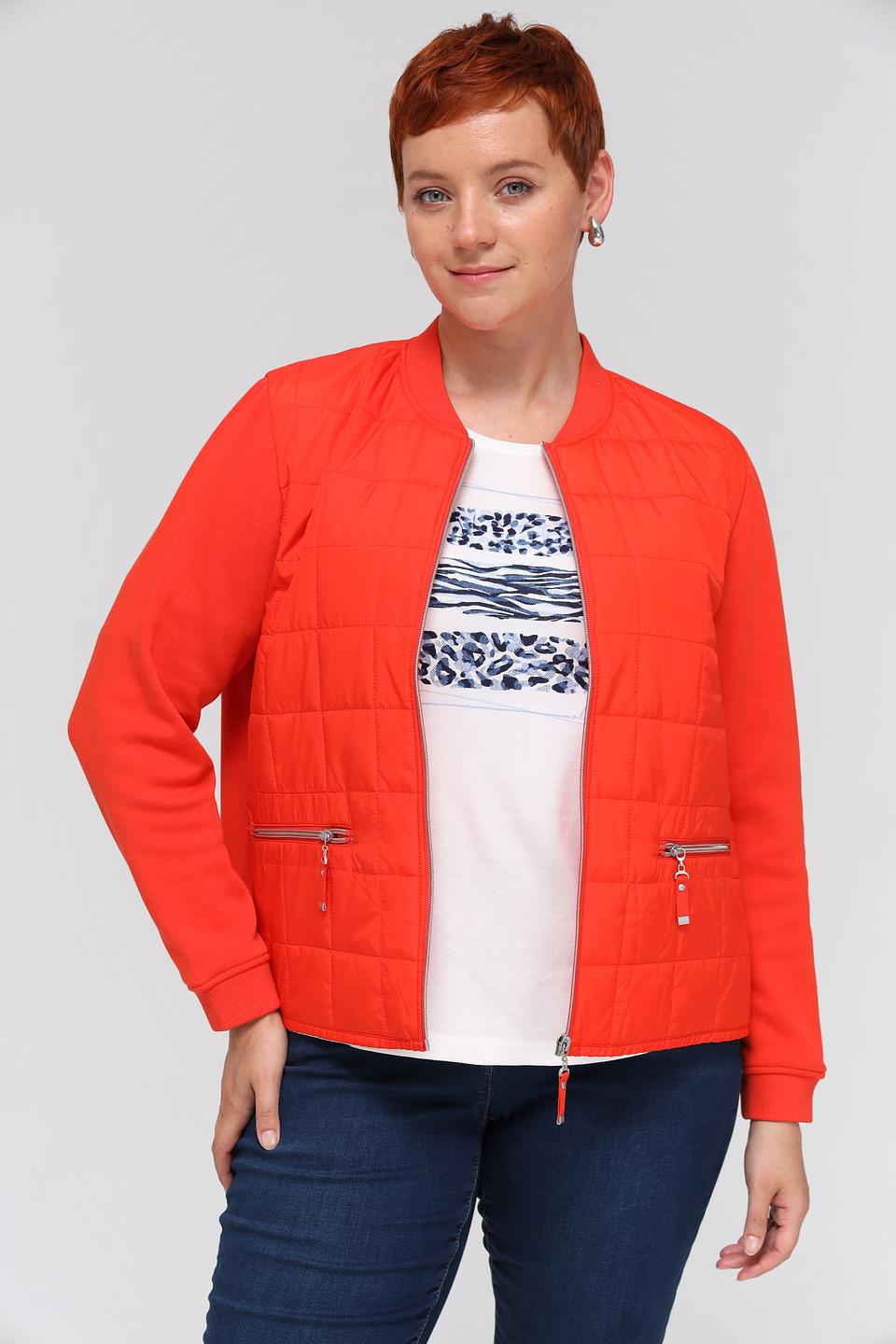 Жакет Olsen стеганый оранжевый