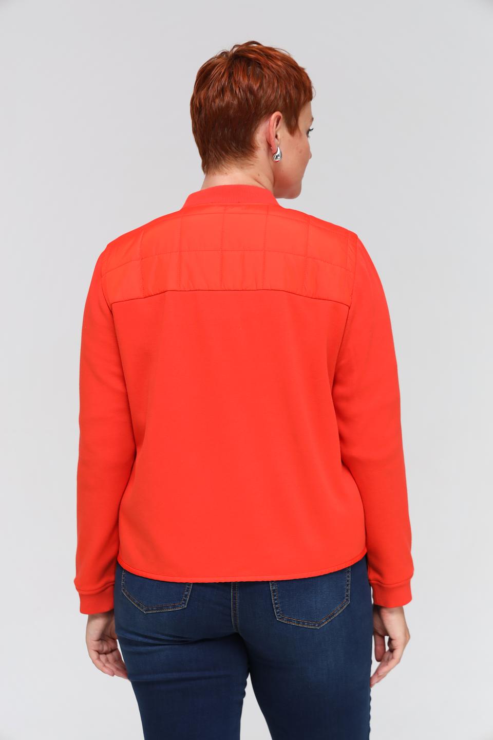 Жакет Olsen стеганый оранжевый